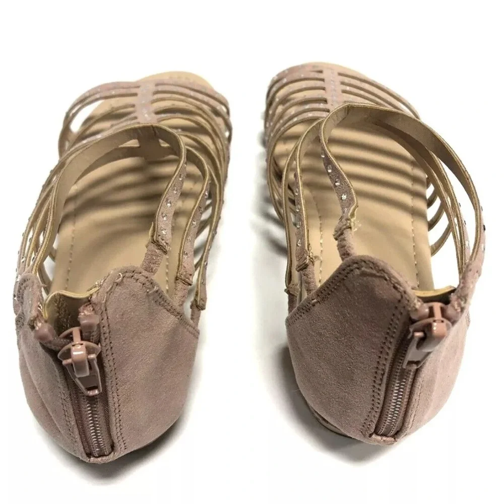 Aldo Youth Mengwen Light Pink Strappy Sandals, Girls’ Size 3 M.